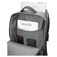 Lenovo 17″ Urban Backpack B730 – Water-Repellent, Anti-Theft & On-The-Go Charging | Charcoal Grey