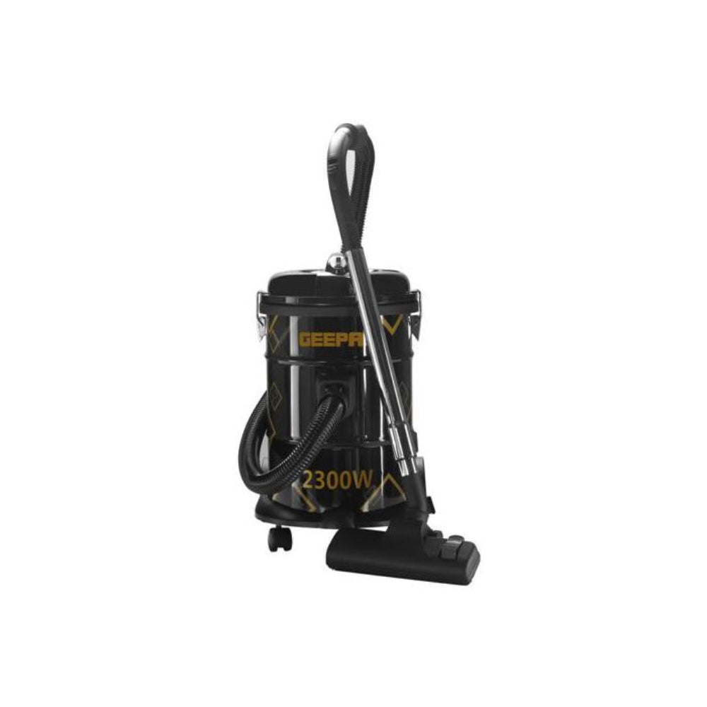 Geepas 2300W Drum Vacuum Cleaner with 21L Tank