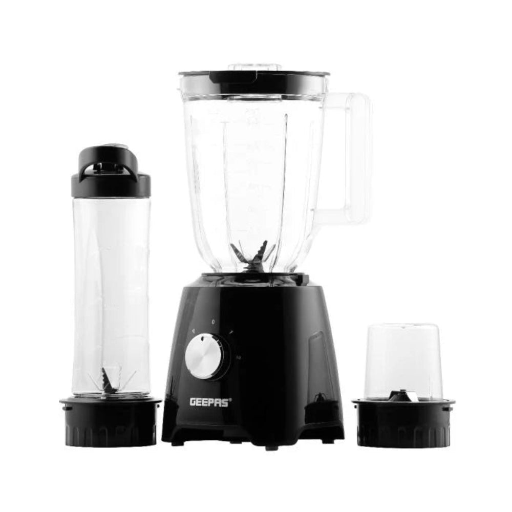 Geepas 3-In-1 Super Blender 1.5L & 500ml BPA Jar Geepas 3-In-1 Super Blender 1.5L & 500ml BPA Jar