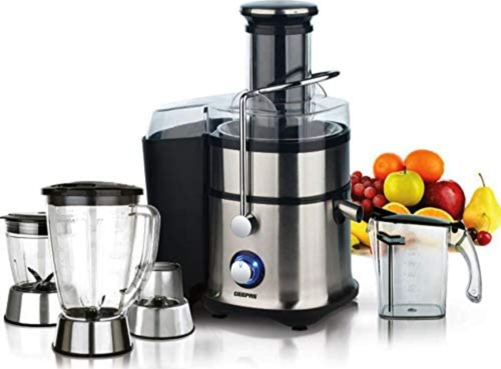 Geepas 4 In 1 S/S Juicer & Blender & Jar 800W Geepas 4 In 1 S/S Juicer & Blender & Jar 800W