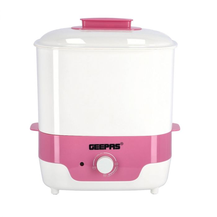 Geepas Baby Bottle SterilizerSterilizes 6 Bottles BPA-Free