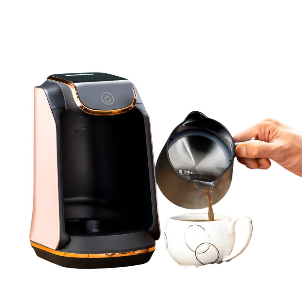 Geepas GCM41517 Turkish Coffee Maker 4 Cups Auto Shut-Off Geepas GCM41517 Turkish Coffee Maker 4 Cups Auto Shut-Off