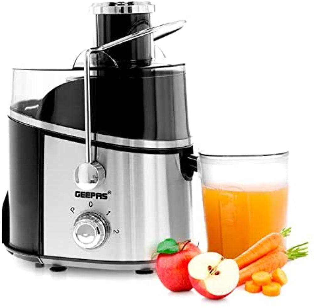 Geepas Juice Extractor 600W 600ML Capacity Auto Pulp Separator Geepas Juice Extractor 600W 600ML Capacity Auto Pulp Separator