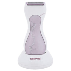 Geepas Lady Shaver LED Indicator Washable With Charging Base