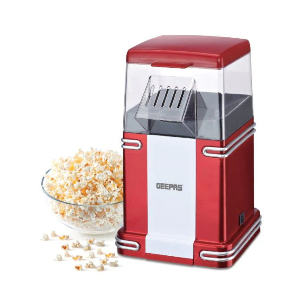 Geepas Oil-Free Popcorn Maker 1200W Stylish & Large Geepas Oil-Free Popcorn Maker 1200W Stylish & Large