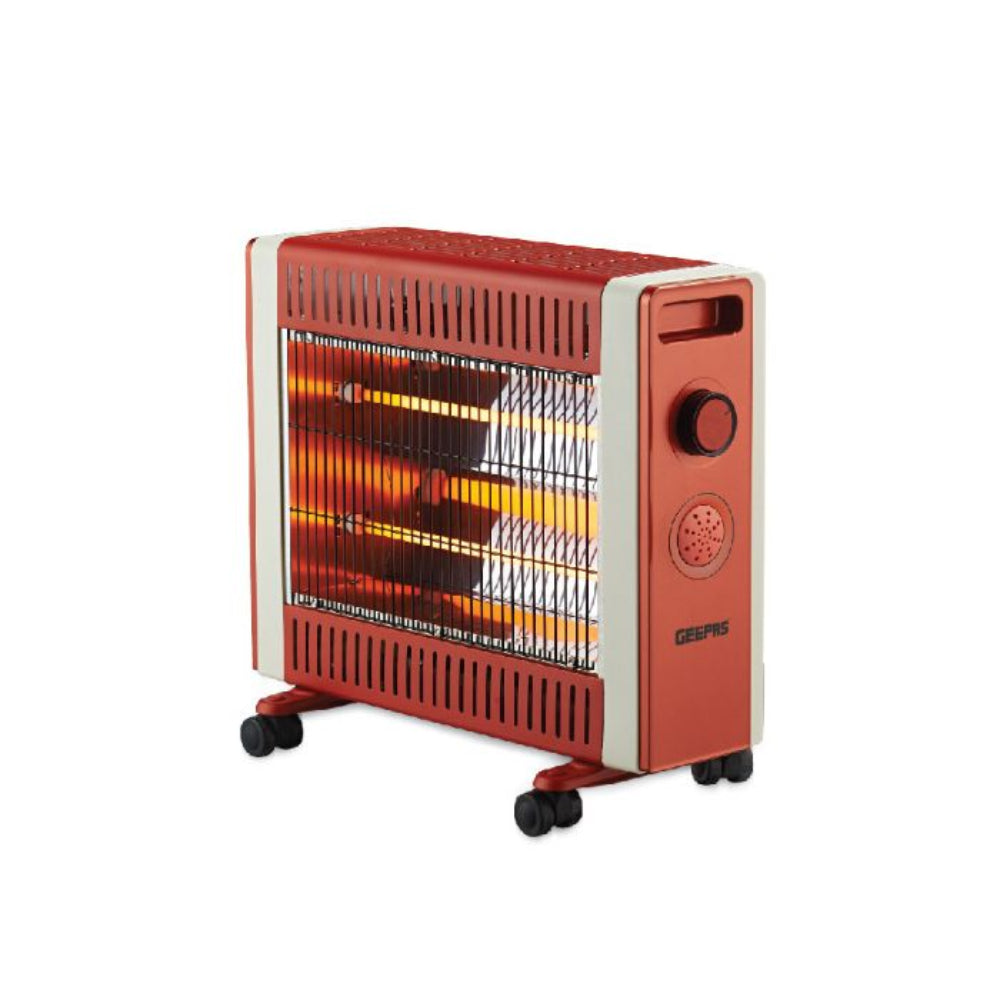 Geepas Quartz Heater 1500W Silent & Safe Heat Geepas Quartz Heater 1500W Silent & Safe Heat
