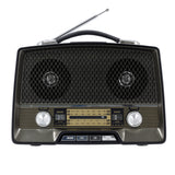 Geepas Retro Radio Bluetooth 3-Band Rechargeable