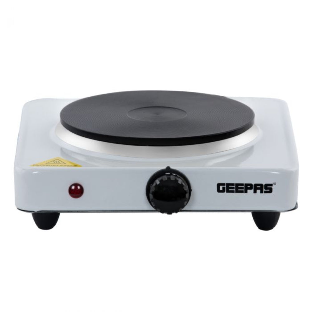 Geepas Single Hot Plate 1000W Cast Iron Portable Electric Hob Geepas Single Hot Plate 1000W Cast Iron Portable Electric Hob