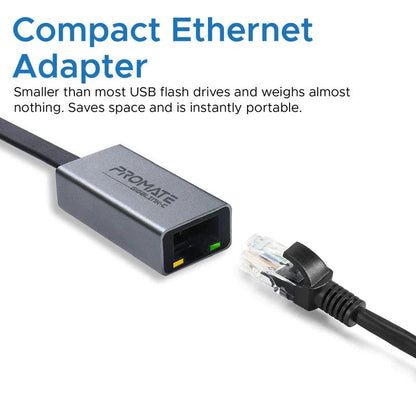 PROMATE GigaLink C USB C to Gigabit Ethernet Adapter - Pre Order