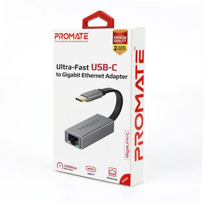 PROMATE GigaLink C USB C to Gigabit Ethernet Adapter - Pre Order