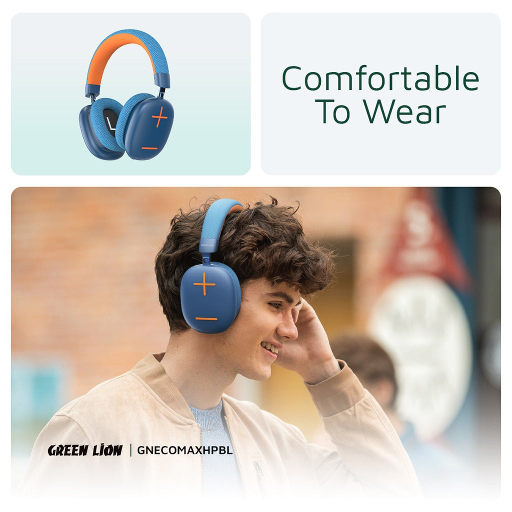 Green Lion Echo Max Headphones – HD Sound & Comfort