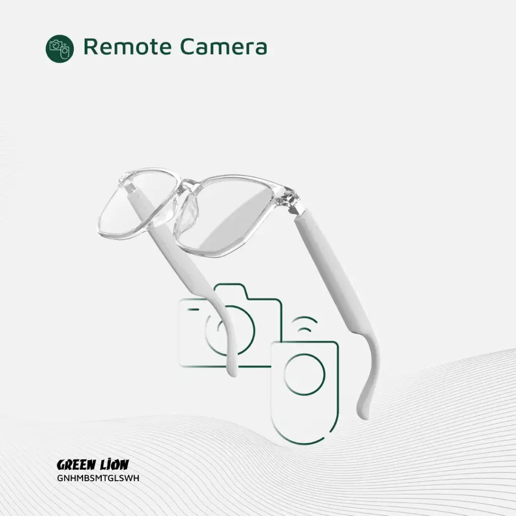 Green Lion Hamburg Smart Glasses - Stylish White Green Lion Hamburg Smart Glasses - Stylish White