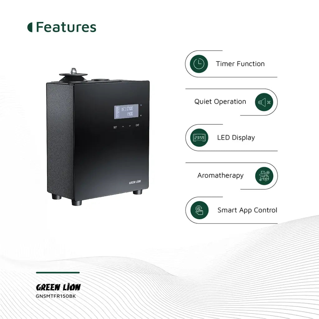 Green Lion Smart Scent Pro Diffuser – 150m² Coverage Green Lion Smart Scent Pro Diffuser – 150m² Coverage