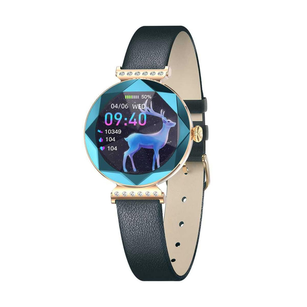 Green Lion Swarovski Smart Watch Elegant & Smart - Blue Green Lion Swarovski Smart Watch Elegant & Smart - Blue