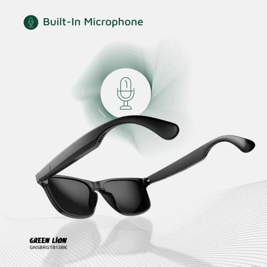 Green Lion Sydney Smart Glasses - Black Green Lion Sydney Smart Glasses - Black