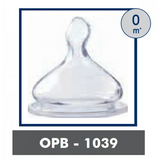Optimal Silicone Nipple with Orthodontic Support 0+ Months
