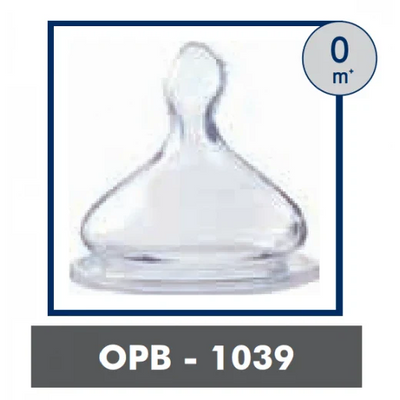حلمة سيليكون أطفال Optimal مع دعم تقويم 0+ أشهر