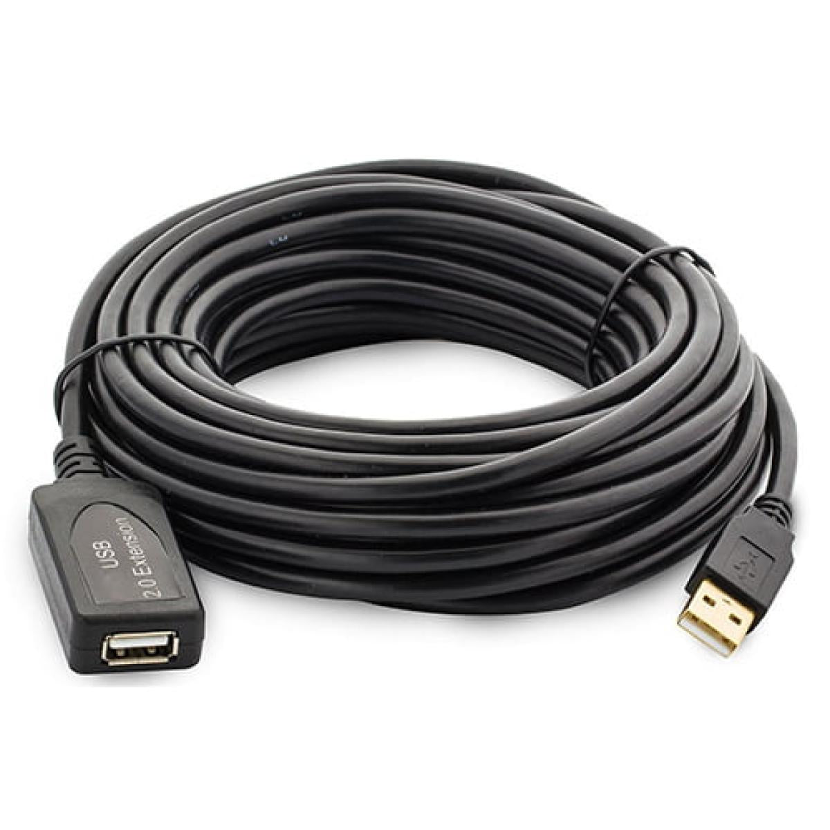 كابل تمديد HAING HI-0151-UEC-15M USB 2.0 (ذكر إلى أنثى) – 15 متر
