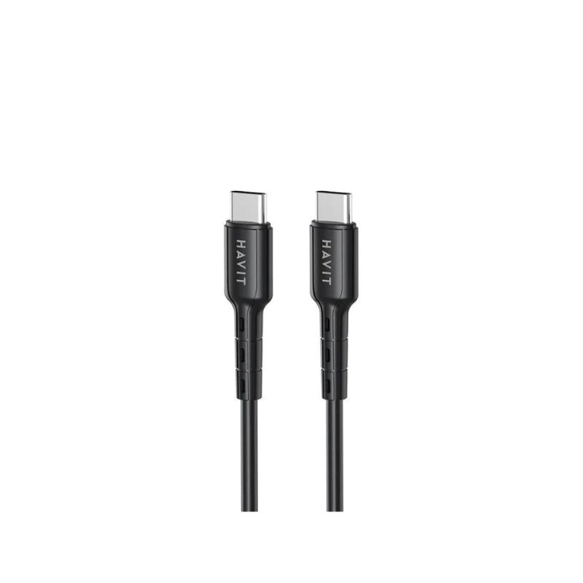 HAVIT CB6235 Type-C to Type-C Cable – Fast & Durable HAVIT CB6235 Type-C to Type-C Cable – Fast & Durable