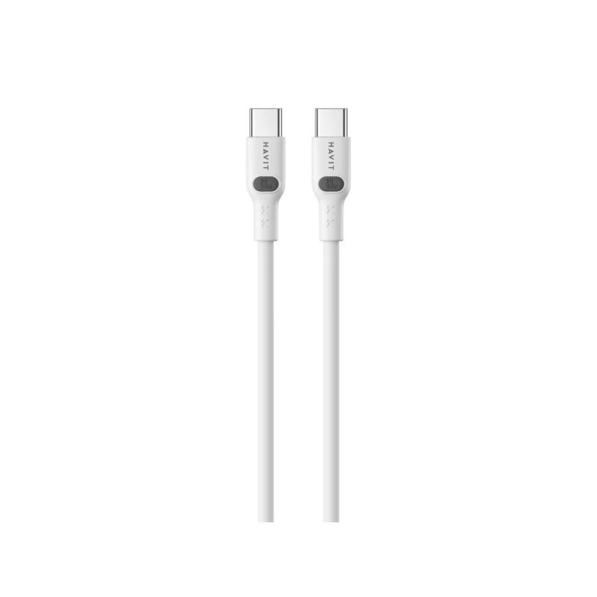 HAVIT CB6279 USB-C to USB-C Silicone Cable – 1.0M HAVIT CB6279 USB-C to USB-C Silicone Cable – 1.0M