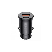 شاحن سيارة HAVIT CC2022 بمنفذي USB-A وUSB-C سريع وآمن
