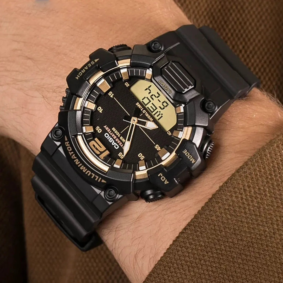Casio Men's Analog-Digital Combination Black Resin Band Casio Men's Analog-Digital Combination Black Resin Band