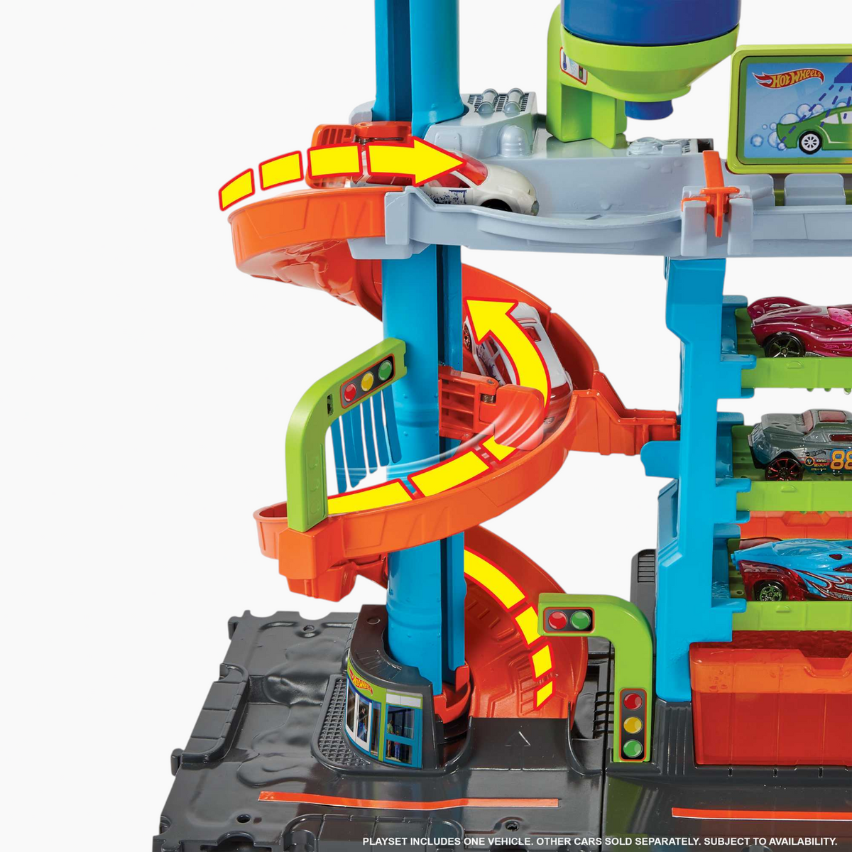 Hot Wheels City Mega Tower Car Wash