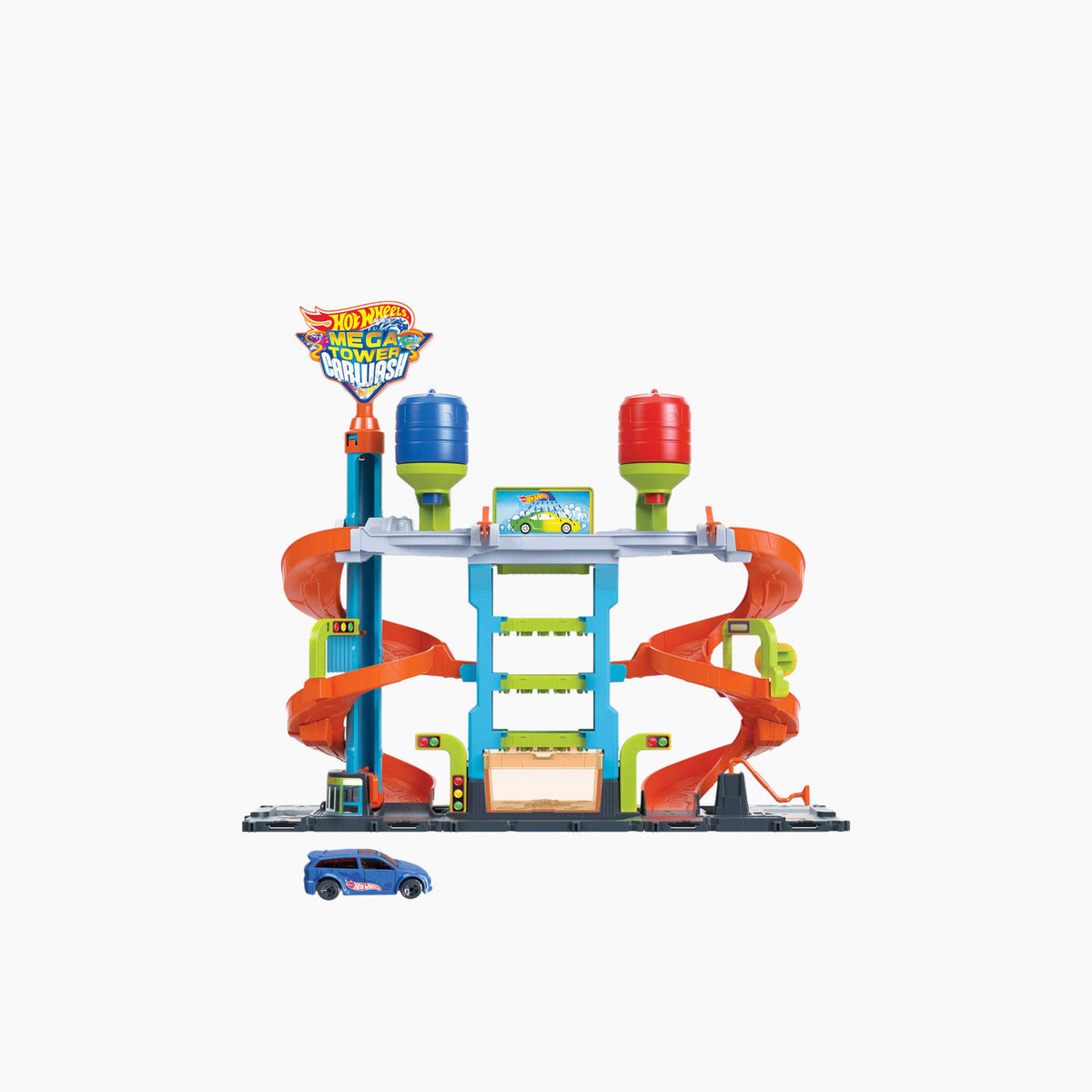 Hot Wheels City Mega Tower Car Wash
