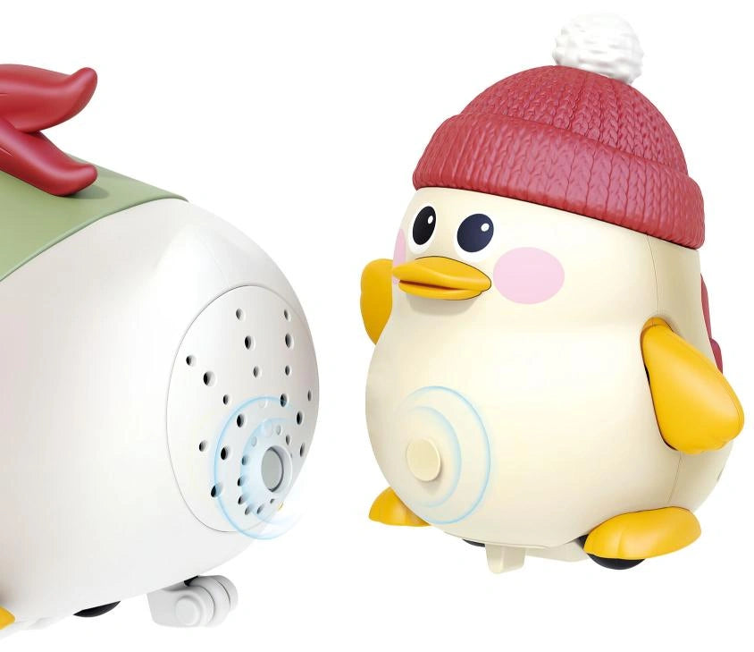 Hola Waddling Duck Family 2-Piece Set - Musical Tummy Time Toy Hola Waddling Duck Family 2-Piece Set - Musical Tummy Time Toy
