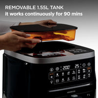 Kenwood 3-in-1 Air Fryer & Steamer 7L HFS92.000BK