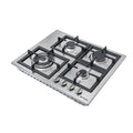 Conti Bi Hob 60cm, Gas, 4 Burners, Cast Iron – HGF 64013 IX