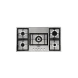 Conti 90cm Built-In Gas Hob, 5 Burners, Cast Iron, Stainless Steel – HGF 95005 IX