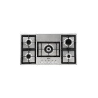 Conti 90cm Built-In Gas Hob, 5 Burners, Cast Iron, Stainless Steel – HGF 95005 IX