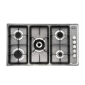 Conti 90cm Built-In Gas Hob, 5 Burners, Cast Iron, Stainless Steel – HGL 95001 IX