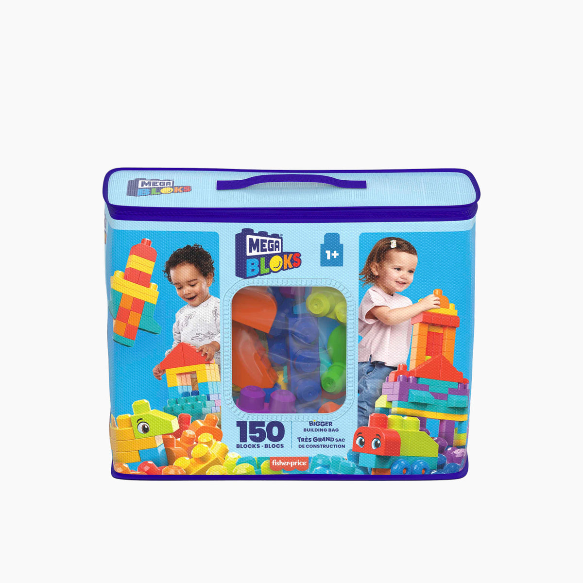 Mattel Mega Bloks Bigger Building Bag (150 Pcs)