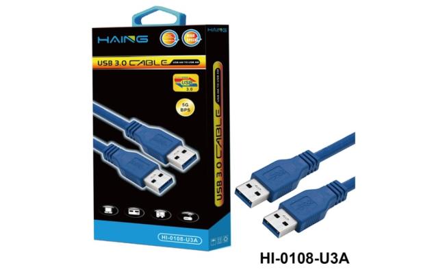 كابل تمديد HAING HI-0108-U3E USB 3.0 (ذكر إلى أنثى) – 1 متر
