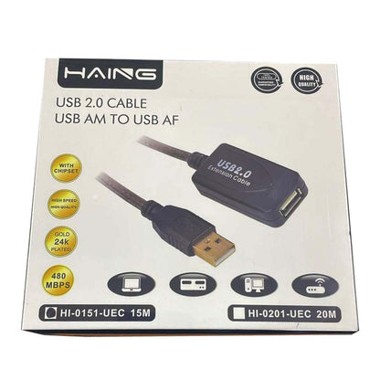 HAING USB 3.0 Extension Cable (Male to Female) – 15M