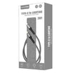 كابل بيانات معدني HAING HI041CL Type-C إلى Lightning 20W 2م