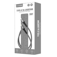 HAING Type-C to Lightning 20W Metal Braided Data Cable 2M