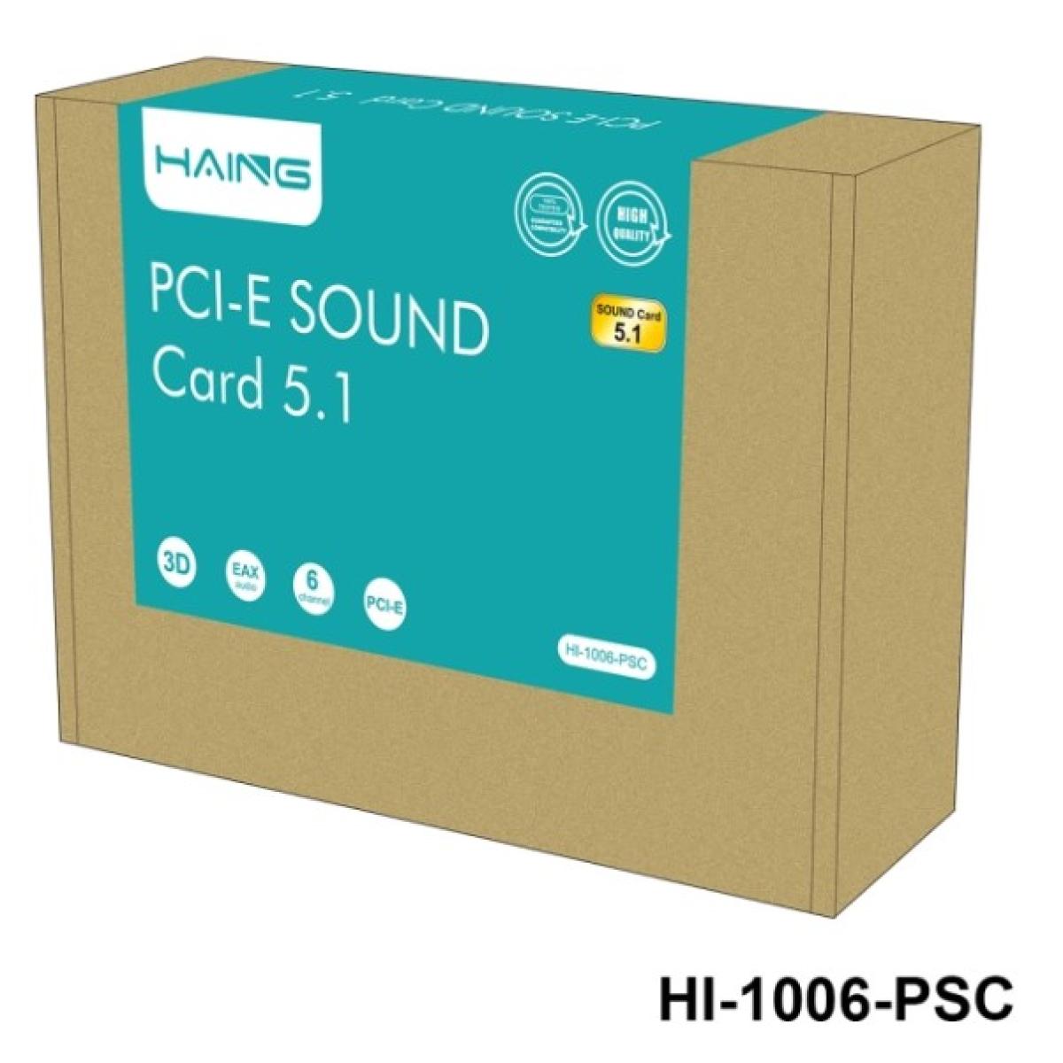 HAING HI-1006-PSC PCI Sound Express Adapter Card 5.1 HAING HI-1006-PSC PCI Sound Express Adapter Card 5.1