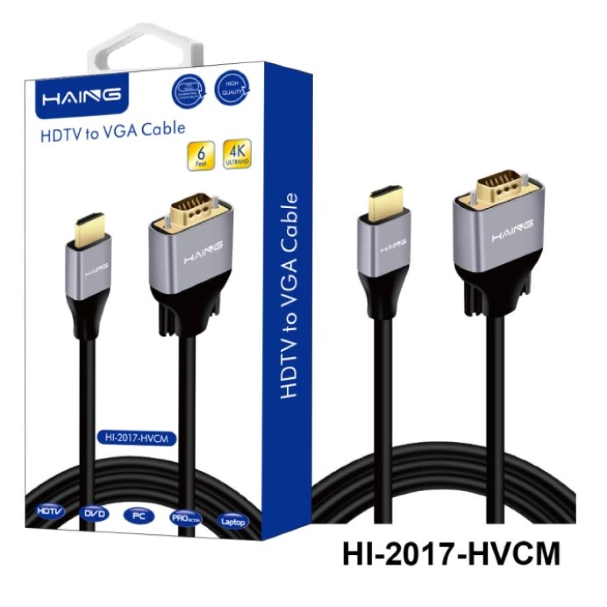 HAING HI-2017-HVCM HDTV To VGA Cable 1.8M HAING HI-2017-HVCM HDTV To VGA Cable 1.8M