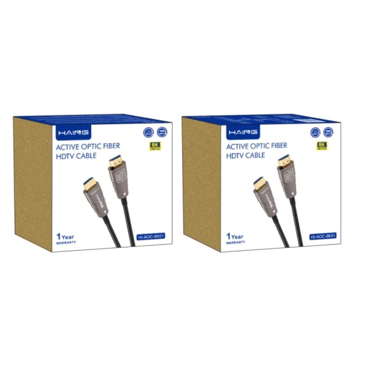 كابل HAING HD8K03 HDMI 2.1 عالي السرعة 8K بطول 20 متر
