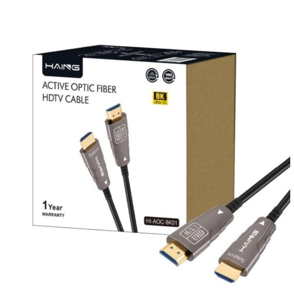 كابل HAING HD8K03 8K عالي السرعة HDTV مع إيثرنت 15 متر