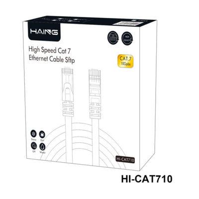 HAING High-Speed 10 Gbps SFTP CAT7 Ethernet Cable – 15M