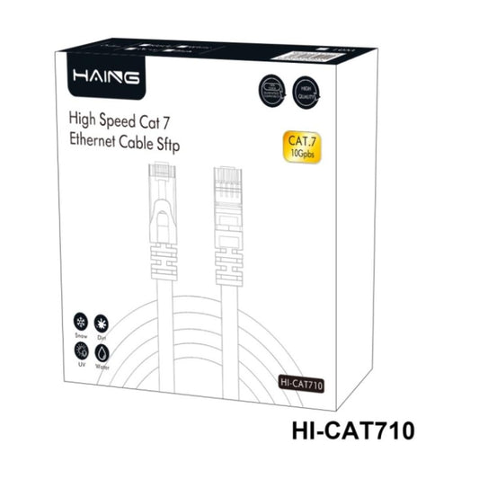 HAING High-Speed 10 Gbps SFTP CAT7 Ethernet Cable – 15M