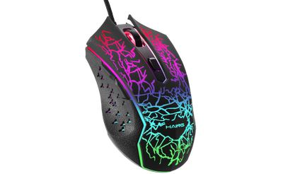 فأرة HAING GM100 RGB السلكية للألعاب | أداء عالي وتصميم عصري

