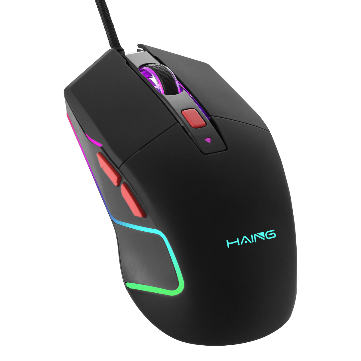 فأرة HAING GM300 RGB السلكية للألعاب | أداء قوي وتصميم مميز