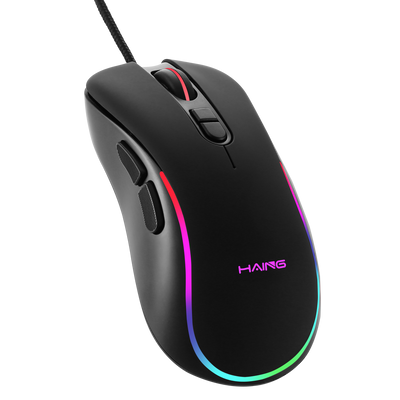 فأرة HAING GM400 السلكية للألعاب | إضاءة رائعة وأداء ممتاز