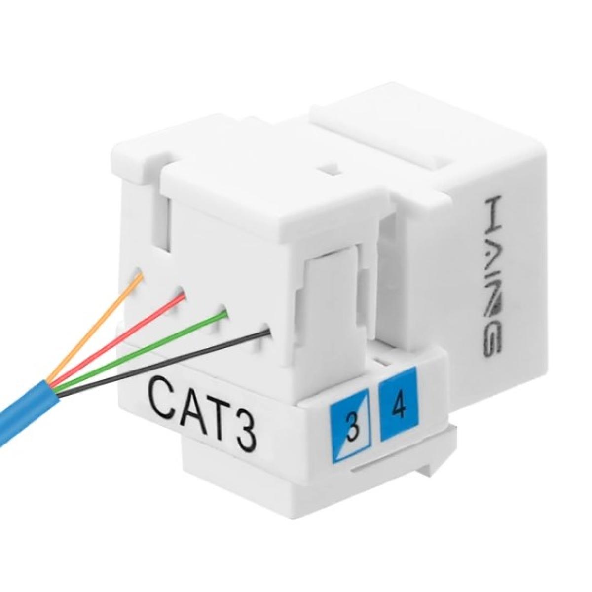 جاك كيستون HAING HI-KJ01 CAT3 RJ11 مع توصيل سريع