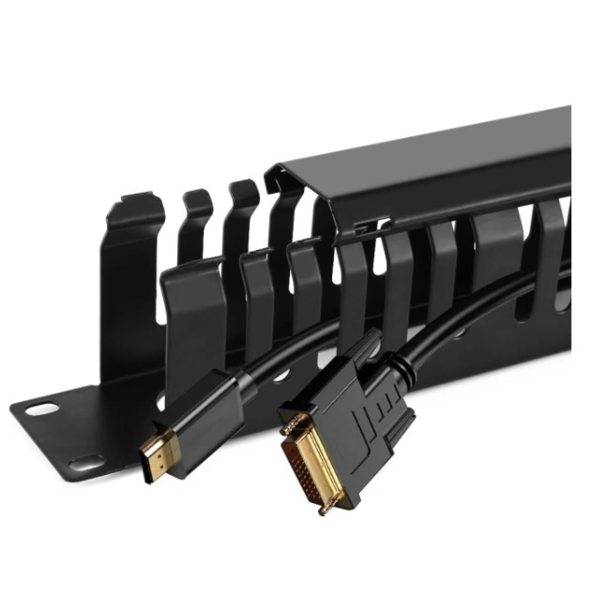 HAING HI-MR01 24 Ports Ethernet Cable Management Track HAING HI-MR01 24 Ports Ethernet Cable Management Track